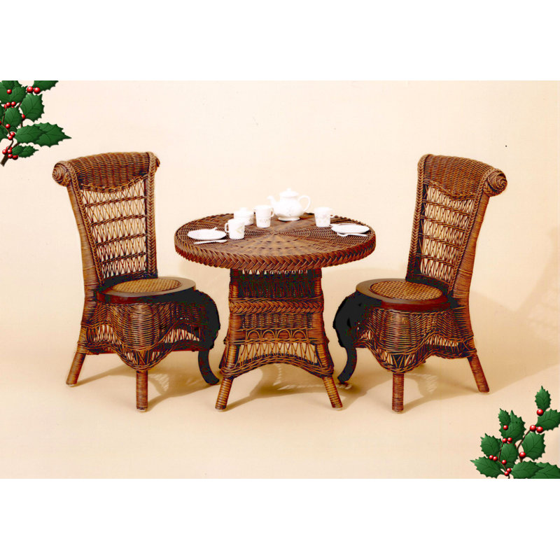 Childrens Wicker Table And Chairs Four Childrens Rattan Furniture From Around Year 1900 And